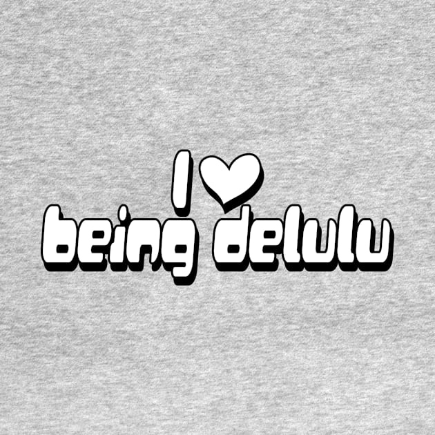 Y2K Tee Shirt, 00's, Funny Tee, 2000's t-Shirt, I Heart Being Delulu y2k shirt by Crazyshirtgifts